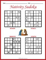 Christmas Nativity Sudoku thumbnail