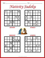 Christmas Nativity Sudoku thumbnail