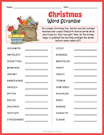 Christmas Word Scramble thumbnail