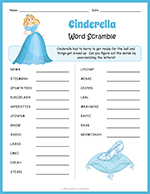 Cinderella Word Scramble thumbnail