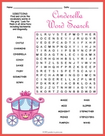 Cinderella Word Search Thumbnail