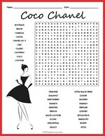 Coco Chanel Word Search Thumbnail