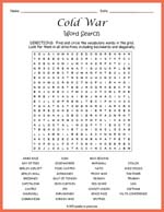Cold War Word Search Thumbnail