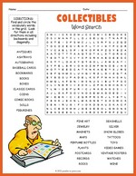 Collectibles Word Search thumbnail