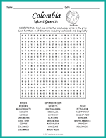 Colombia Word Search thumbnail