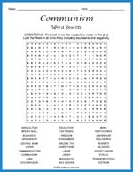 Communism Word Search Thumbnail