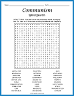 Communism Word Search thumbnail