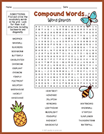 Compound Words Word Search thumbnail