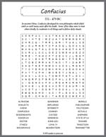 Confucius Word Search Thumbnail