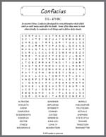 Confucius Word Search Thumbnail