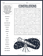 Constellations Word Search thumbnail