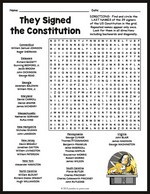 Constitution Day Word Search thumbnail