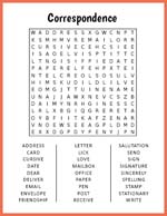 Correspondence Word Search thumbnail