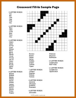 Crossword Fill In Puzzles thumbnail