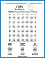 Cuba Word Search Thumbnail