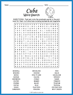 Cuba Word Search thumbnail
