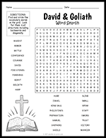 David and Goliath Word Search thumbnail