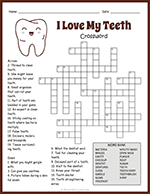 Dental Health Crossword thumbnail