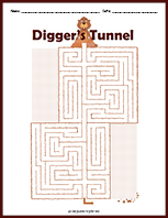 Diggers Tunnel Medium Maze thumbnail