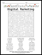 Digital Marketing Word Search thumbnail
