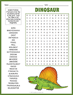 Dinosaur Word Search thumbnail