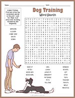 Dog Training Word Search thumbnail