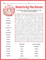 Donut Word Search thumbnail