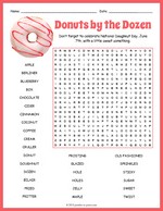 Donut Word Search thumbnail