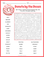 Donut Word Search thumbnail