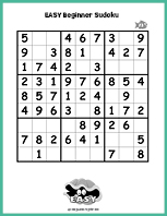 Easy Beginner Sudoku thumbnail