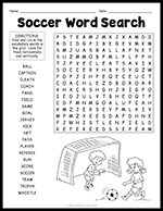 Easy Soccer Word Search thumbnail