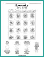 Economics Word Search Thumbnail