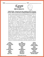 Egypt Word Search Thumbnail