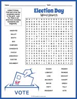 Election Day Word Search Thumbnail