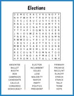 Elections Word Search thumbnail