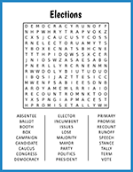 Elections Word Search thumbnail