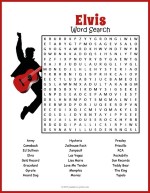 Elvis Word Search thumbnail