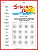 End of Year Word Search Thumbnail