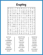 Erupting Word Search thumbnail