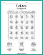 Evolution Word Search Thumbnail