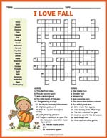 Fall Crossword thumbnail