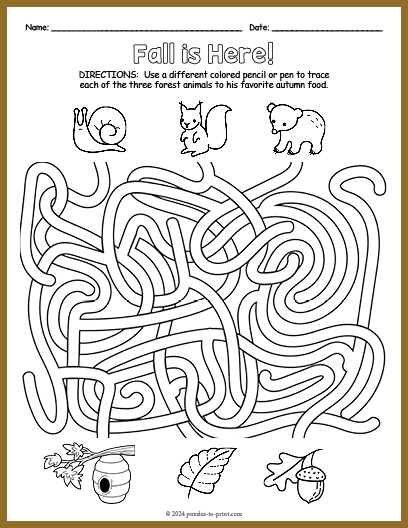 Maze puzzles for kids online