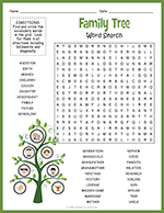 Family Tree Word Search thumbnail