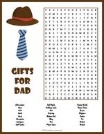 Father's Day Word Search thumbnail