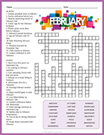 February Crossword thumbnail