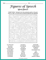 Figures of Speech Word Search thumbnail