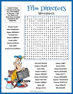 Film Directors Word Search thumbnail