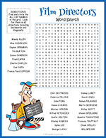 Film Directors Word Search thumbnail