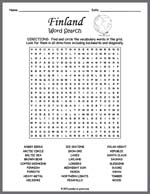 Finland Word Search Thumbnail