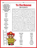 Fireman Word Search Thumbnail